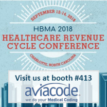 Aviacode is exhibiting at HBMA 2018 Healthcare Revenue Cycle Conference